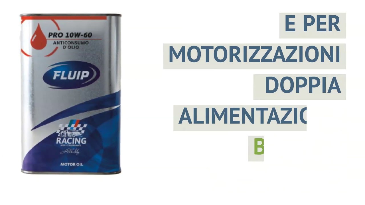 Fluip PRO 10W60 ANTICONSUMO D’OLIO